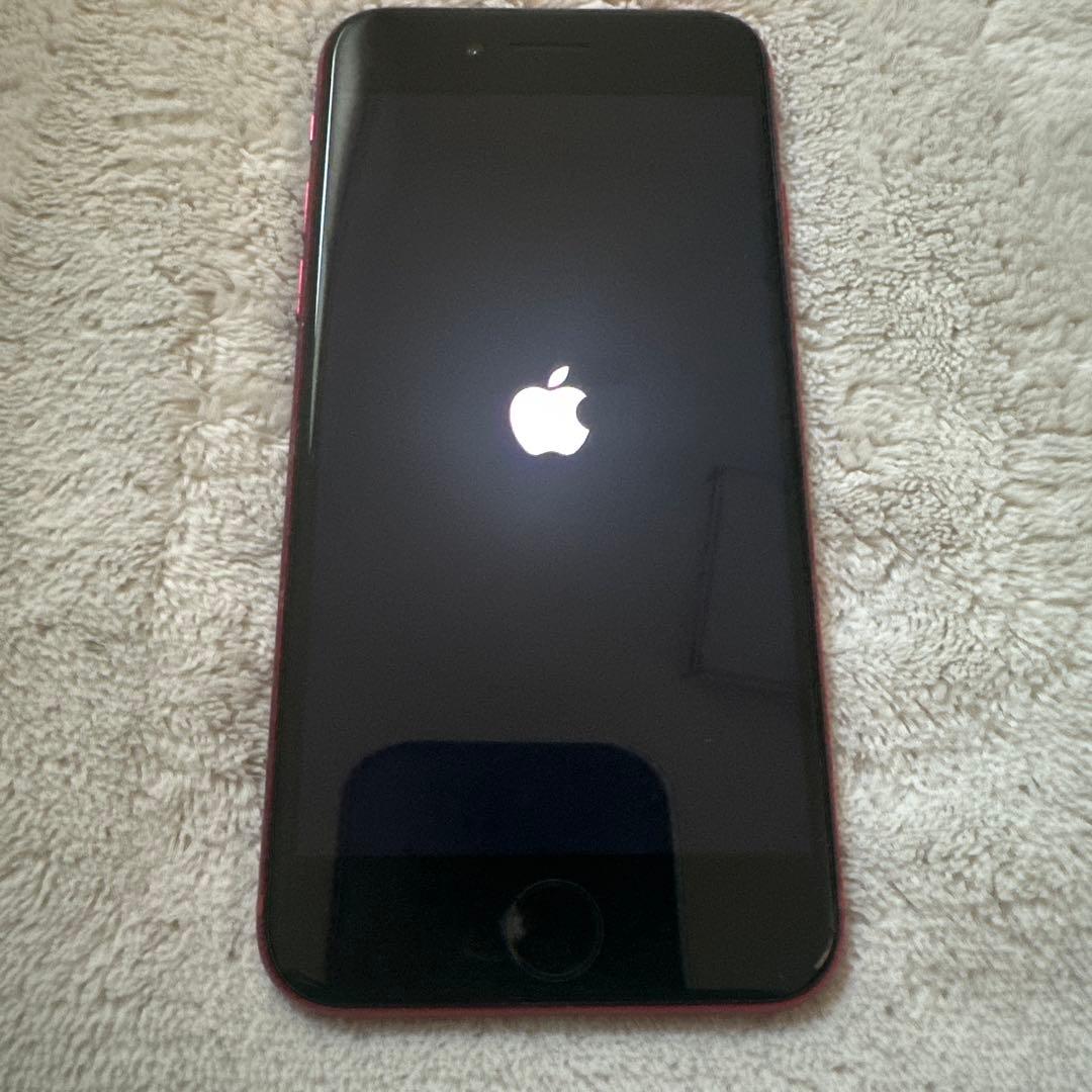 Apple iPhone SE 第2世代 レッド 64GB 本体　透明ケース付き