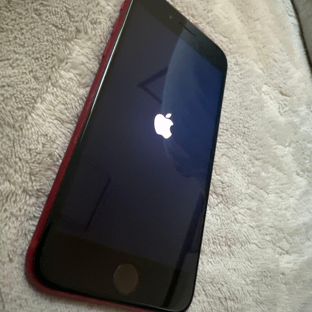 Apple iPhone SE 第2世代 レッド 64GB 本体　透明ケース付き