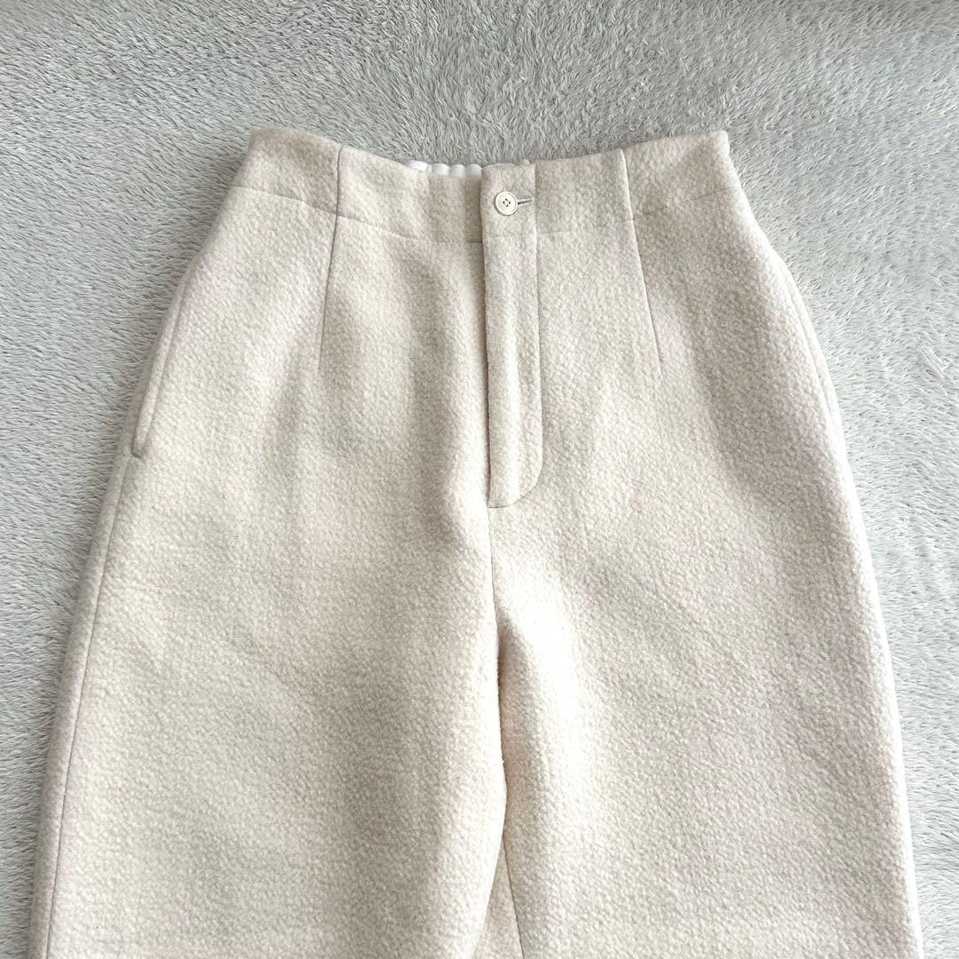 美品 スティーブンアラン SHRINK PANTS/パンツ ウール M ホワイト