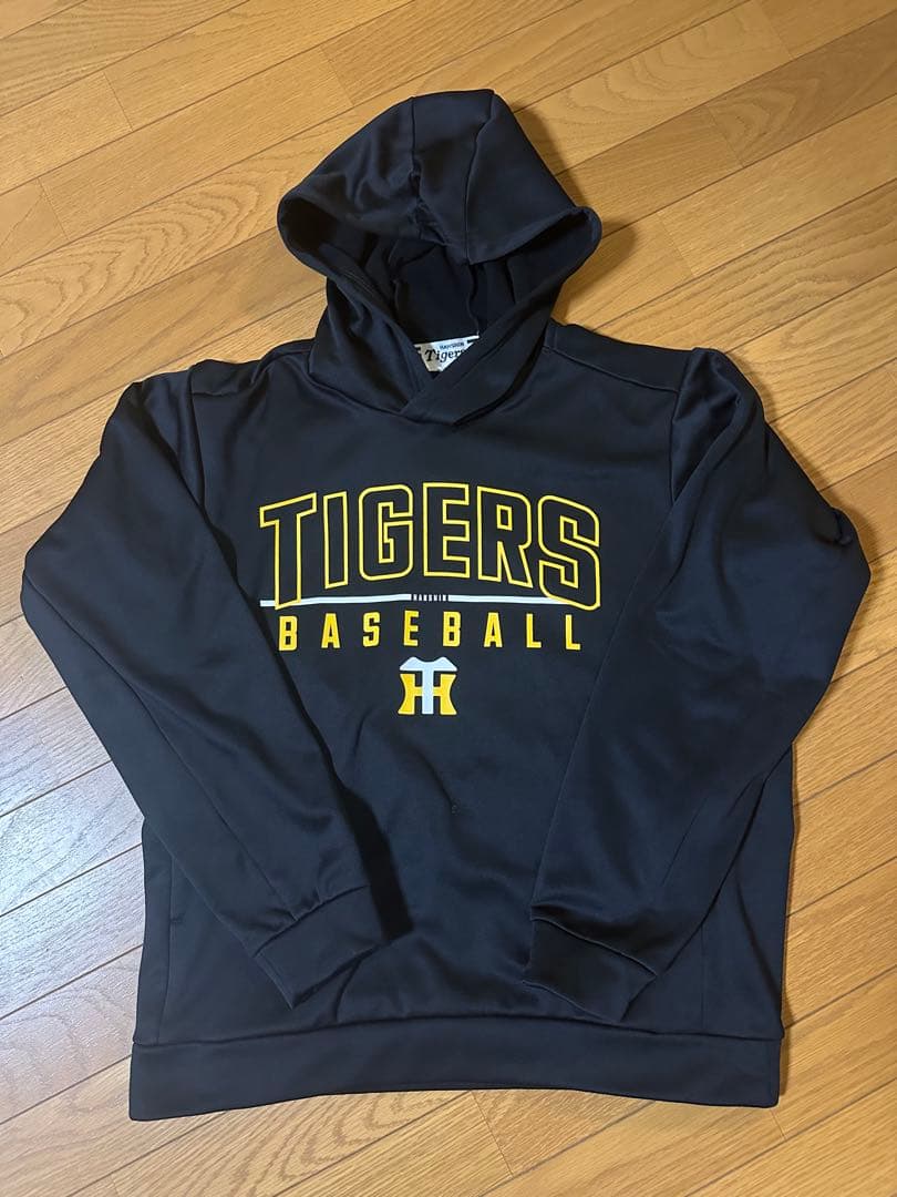 阪神タイガース パーカー スウェット ブラック M ミズノ