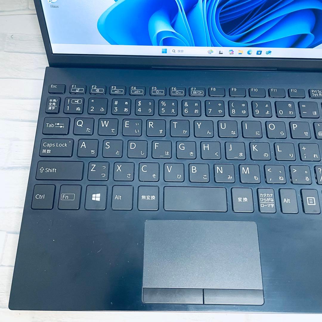 【美品】vaioノートPC 第10世代i7オフィス付 バッテリー良好 16GB