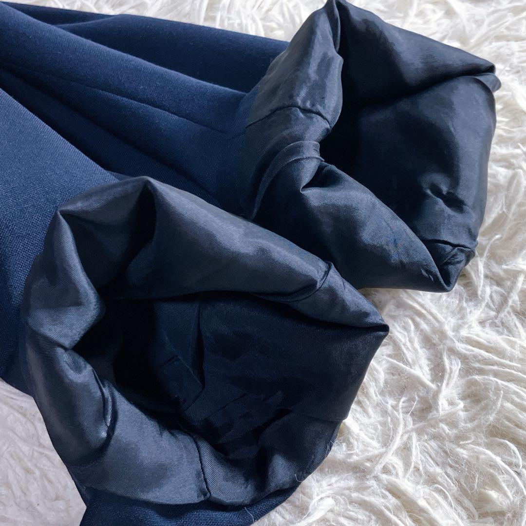 グッチ イタリア製 紺ブレ メリノウール100% テーラードジャケット ネイビー