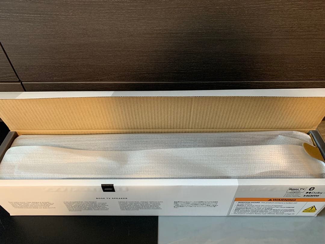 【新品】BOSE TV SPEAKER サウンドバー ブラック