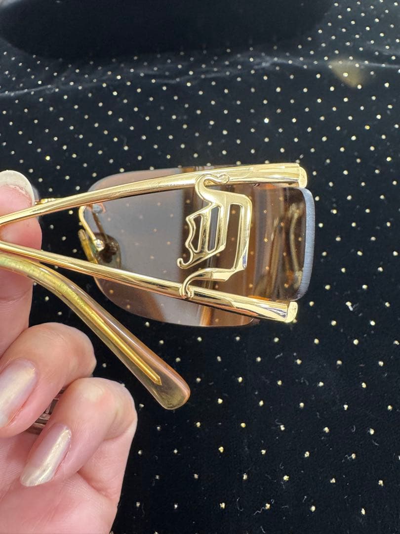 VERSACE ブラウン サングラス N-C 118541015