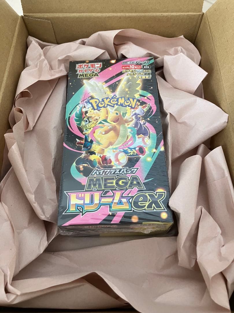 ポケモンカード MEGAドリームex シュリンク付き　1BOX ポケセン産