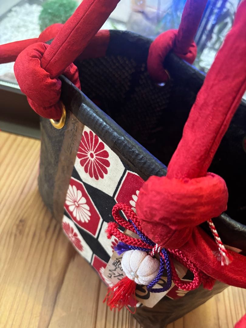 帯一閑張りバック