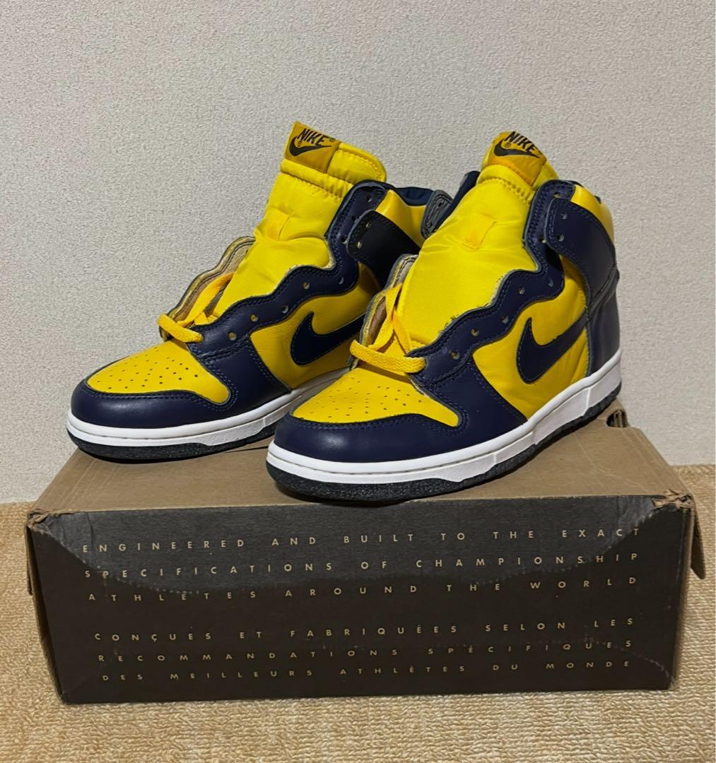 ナイキ　ダンクハイ　ミシガン　98年