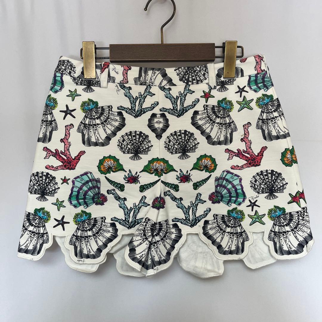 エミリオプッチ シェル 貝殻 総柄 ショート パンツ　38