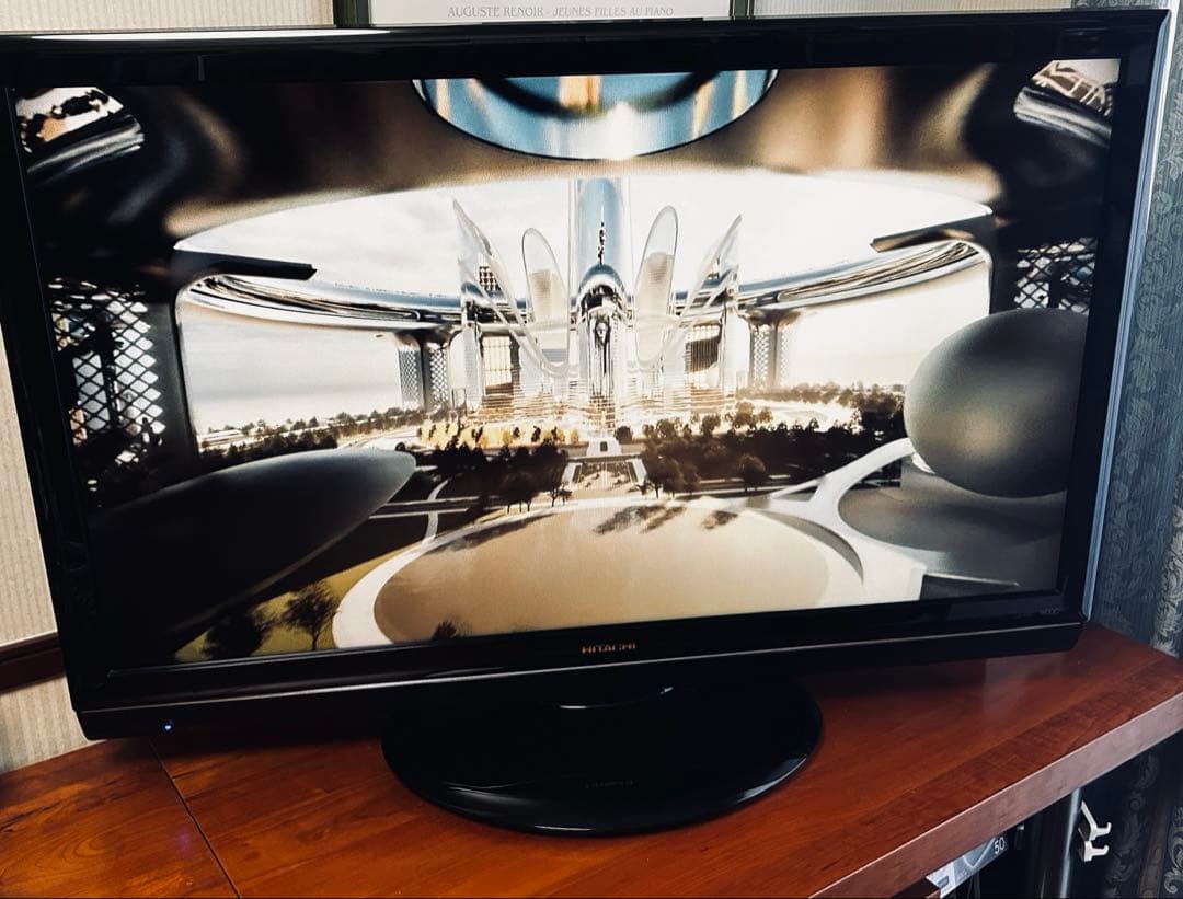 HITACHI WOOO 42型 液晶テレビ 1TB 録画用iVDRハード付き