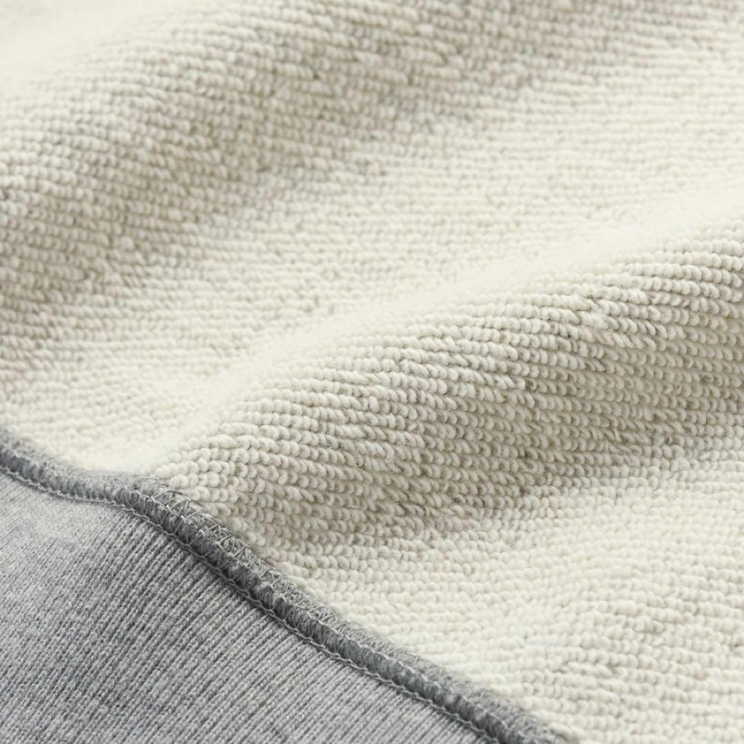 LOOPWHEELER 吊り編みクルースウェット　グレーメランジ