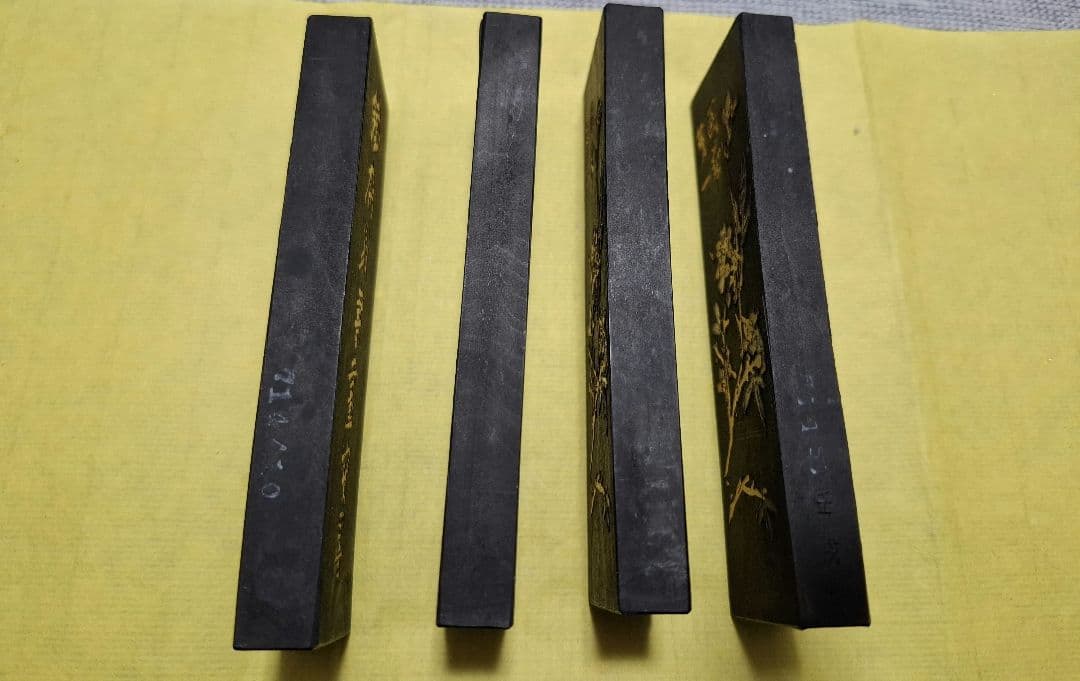 中国書画墨 油煙101 古墨 鉄斎翁書 B