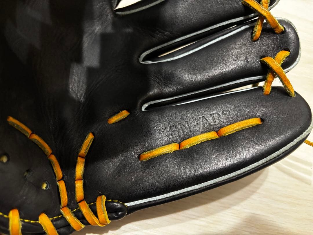 KUBOTA SLUGGER 野球　グローブ　軟式　黒　右投げ用