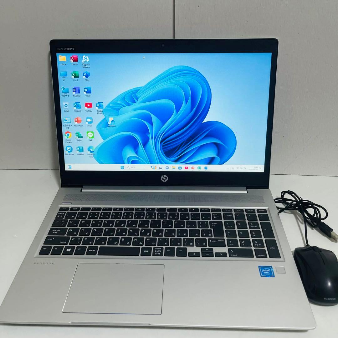 T21 HPノートパソコン WEBカメラSSD高速Windows11オフィス付き