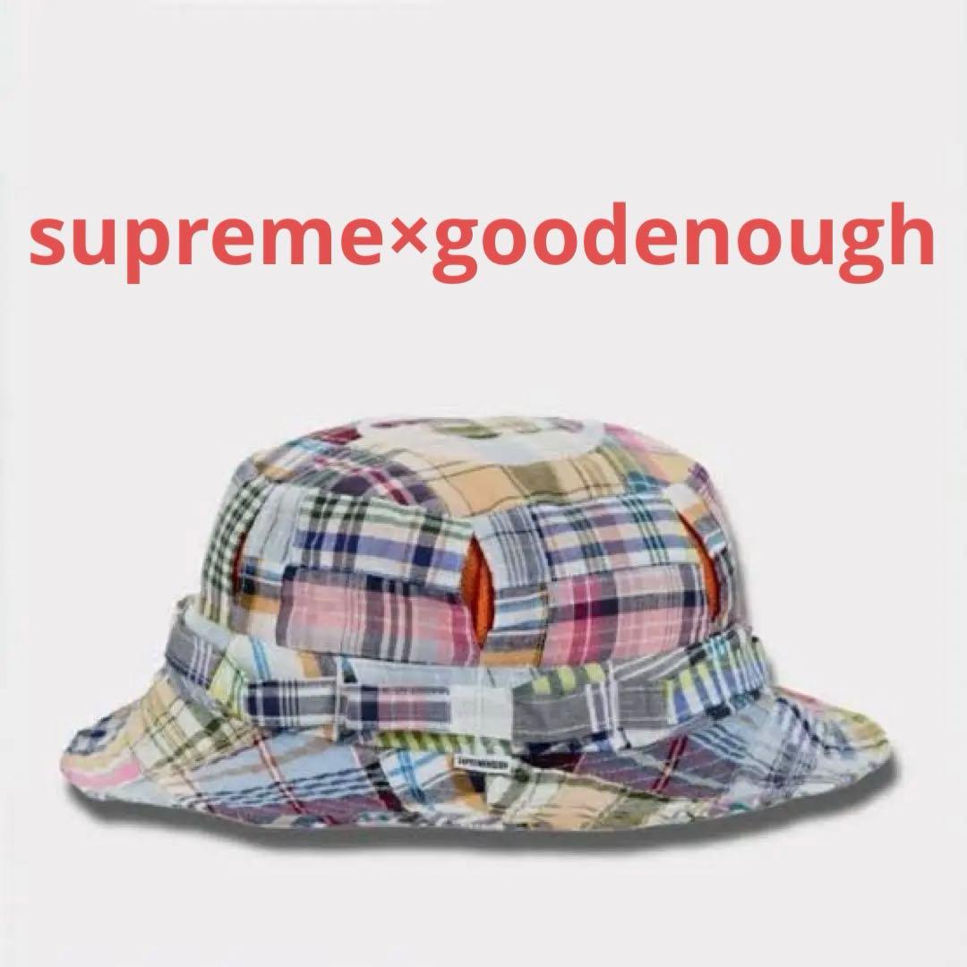 supreme×goodenough パッチワークハット　S/Mサイズ