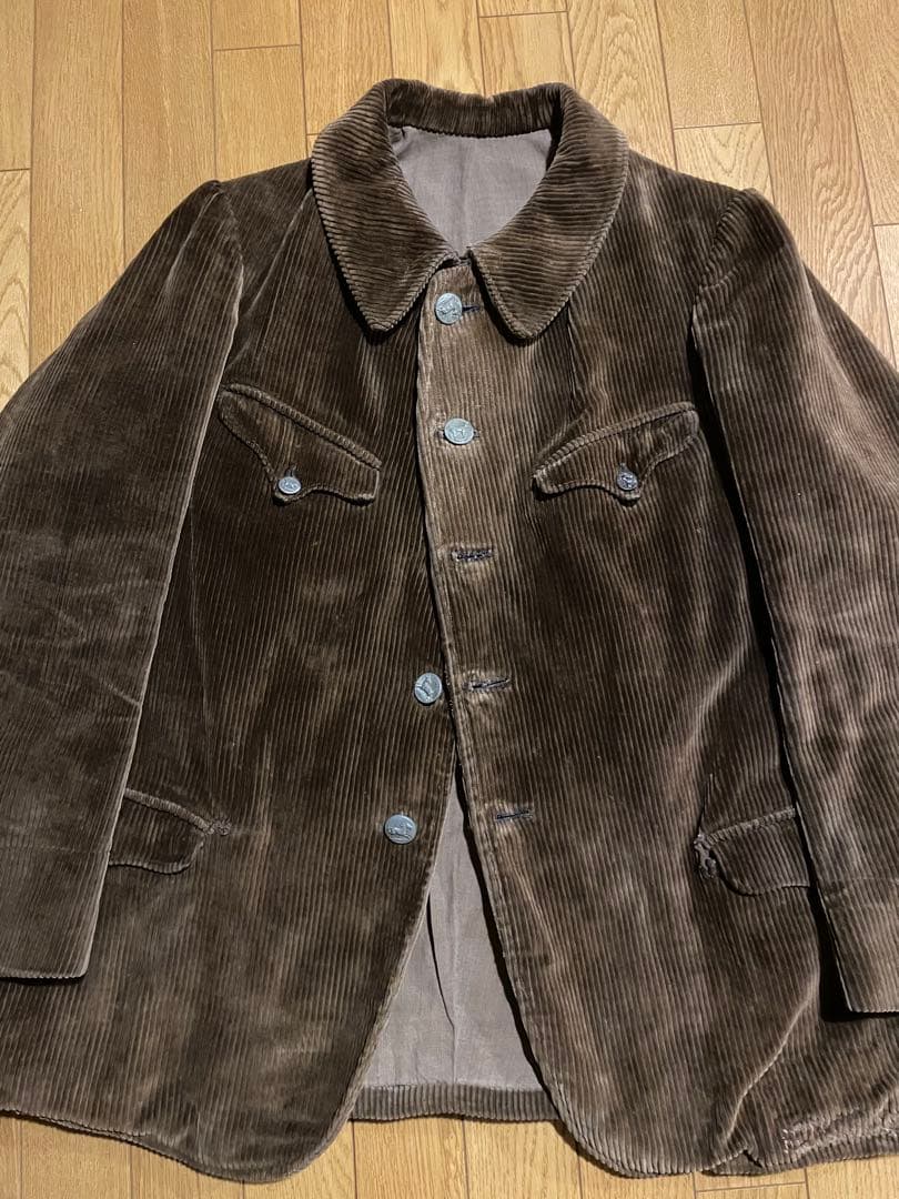た*と様 30s〜40s Brown corduroy hunting jack