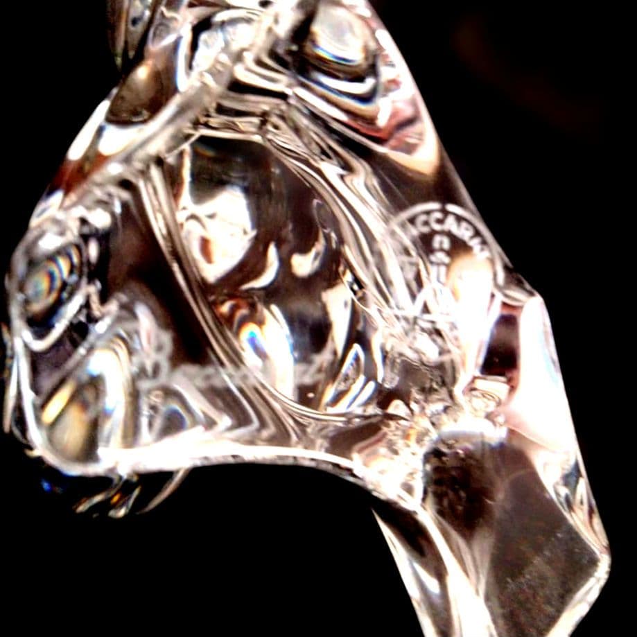 【新品】バカラ　鶏　ニワトリ 鳥　酉年 干支の置物 箱付き 動物オブジェ