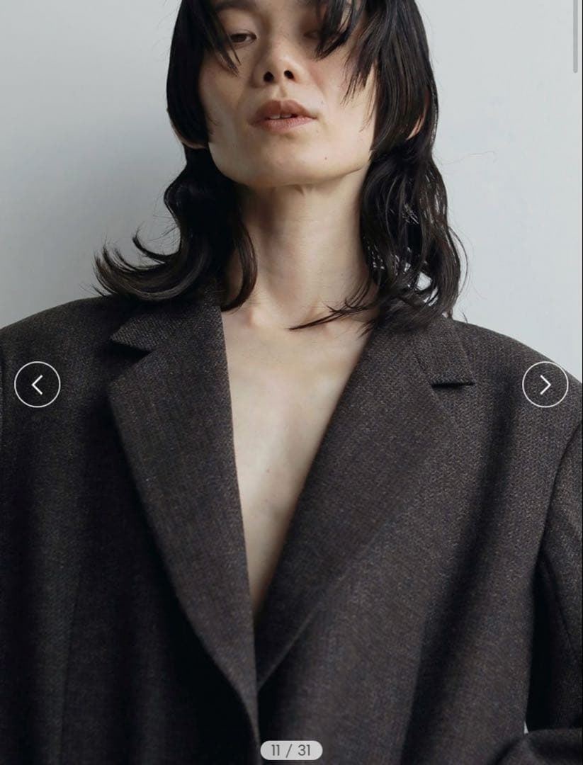 【新品】anuke Herringbone Wool Jacket アンヌーク