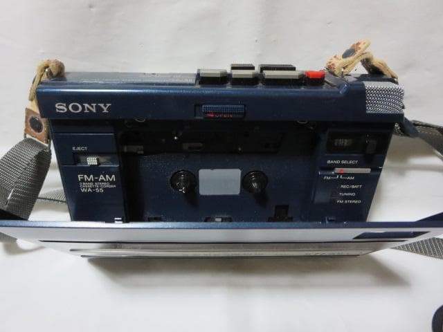 SONY FM/AM 2バンド ステレオカセットコーダー WA-55