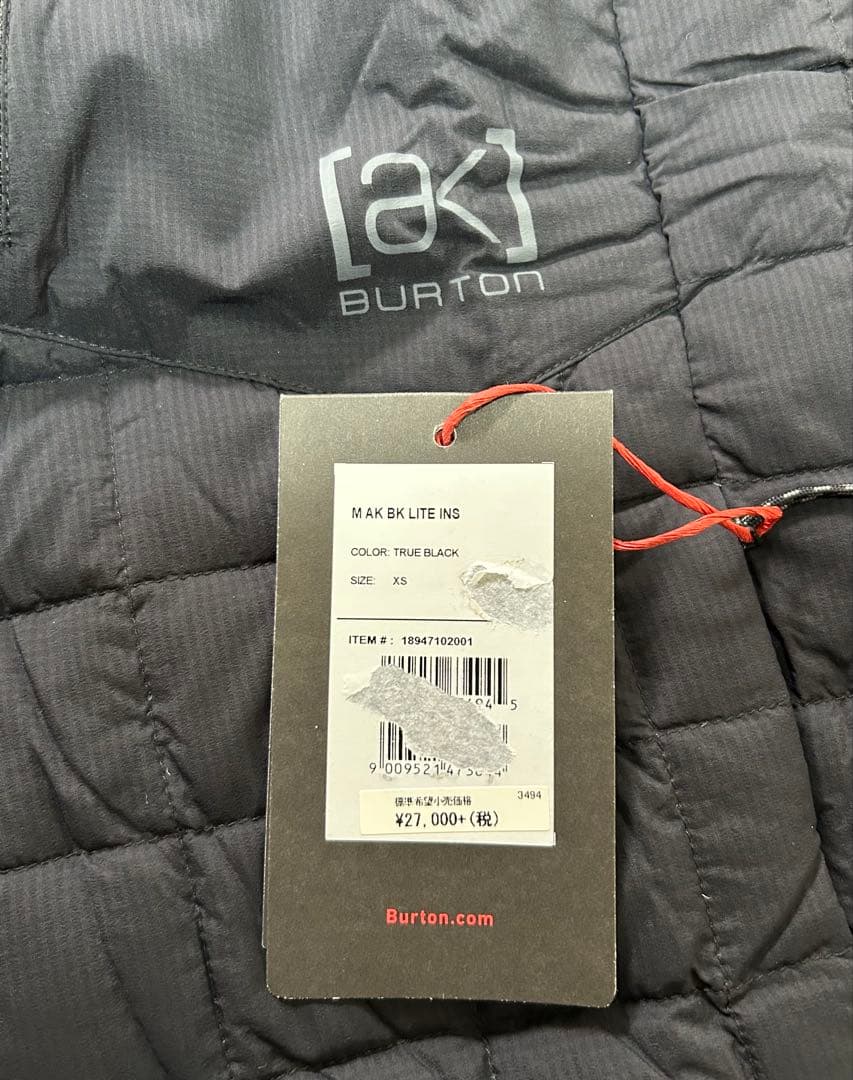 Burton キルティングジャケット size：S