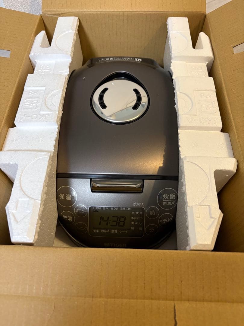 TIGER JPF-G05 炊飯器 ブラック