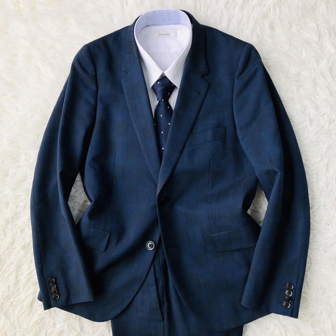 【希少】Paul Smith セットアップスーツ チェック柄 Mサイズ 裏地総柄