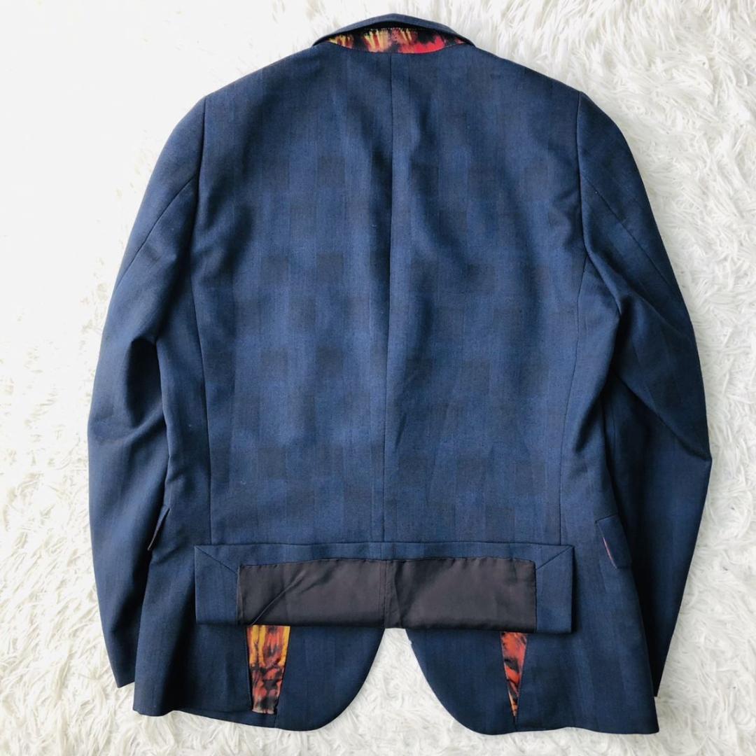 【希少】Paul Smith セットアップスーツ チェック柄 Mサイズ 裏地総柄
