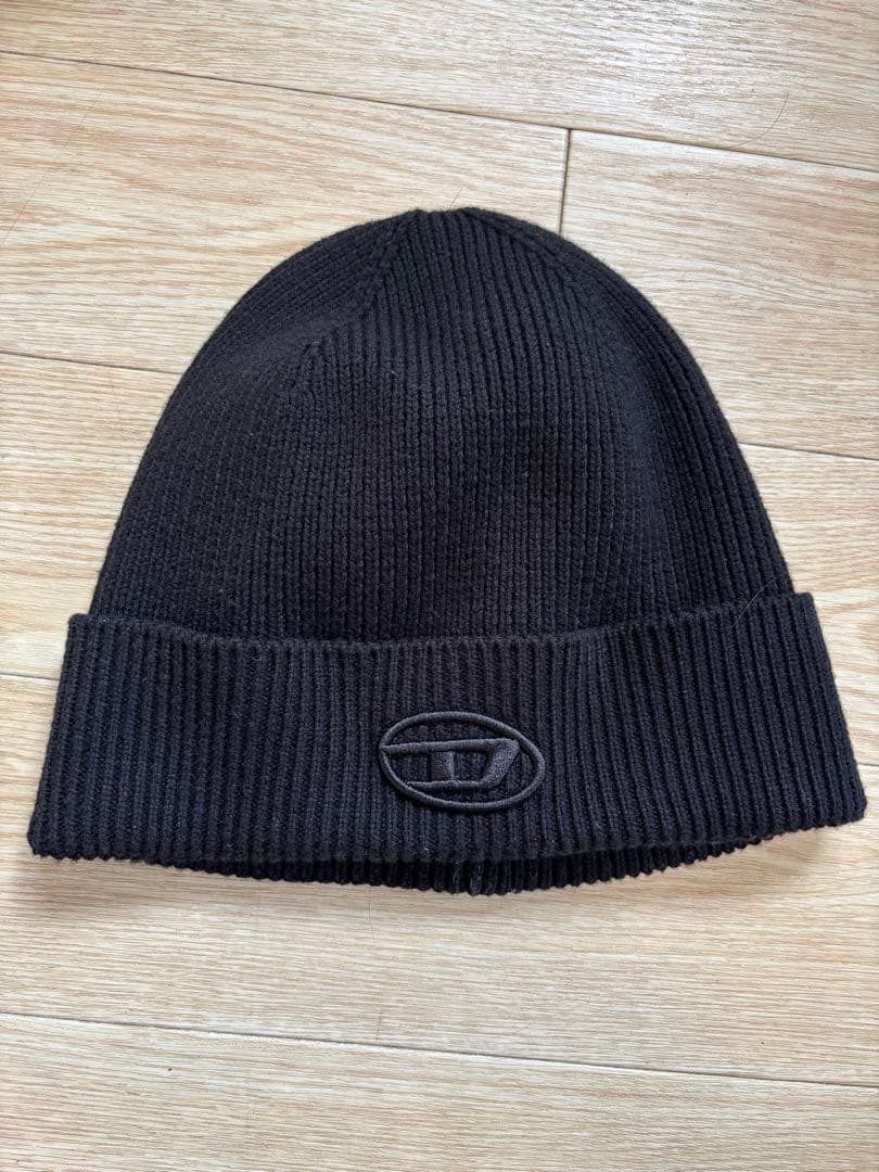 DIESEL 黒 ビーニー 付属品あり
