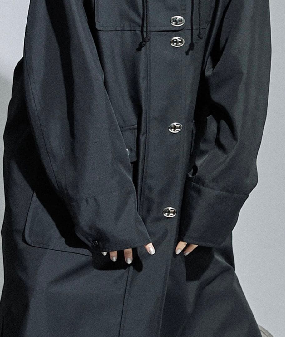 MAISON SPECIAL メゾンスペシャルツイストボタンマキシモッズコート