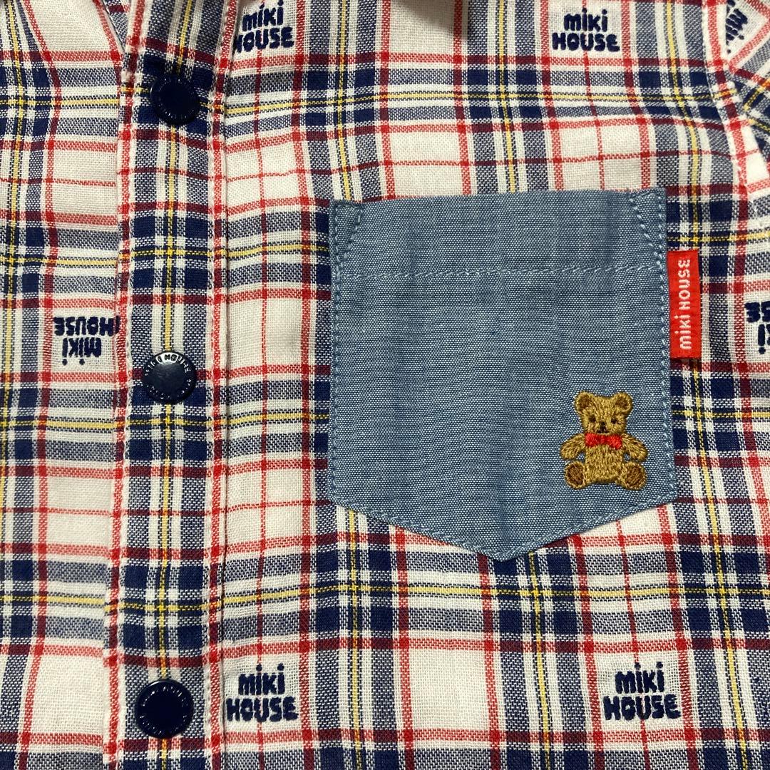 ミキハウス　タグ付き　春　シャツ　110 男の子　女の子
