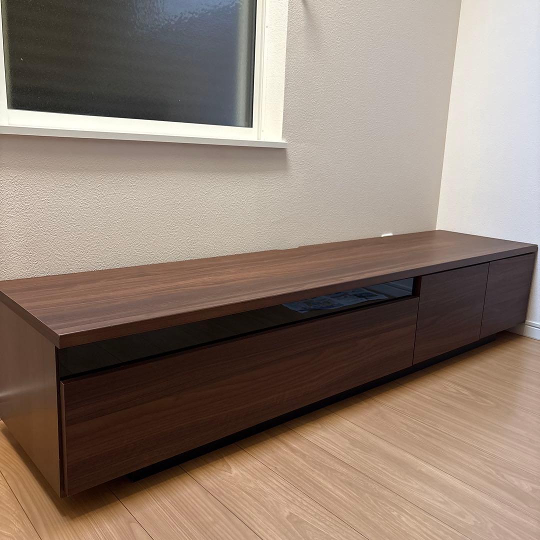 LOWYA テレビボード ウォルナット 幅180cm