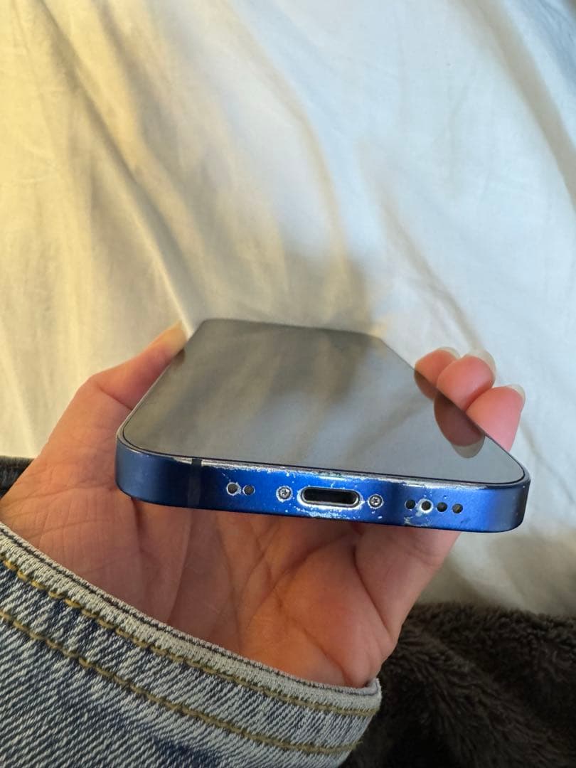 【美品】iPhone12mini(256GB)ブルー　おまけつき