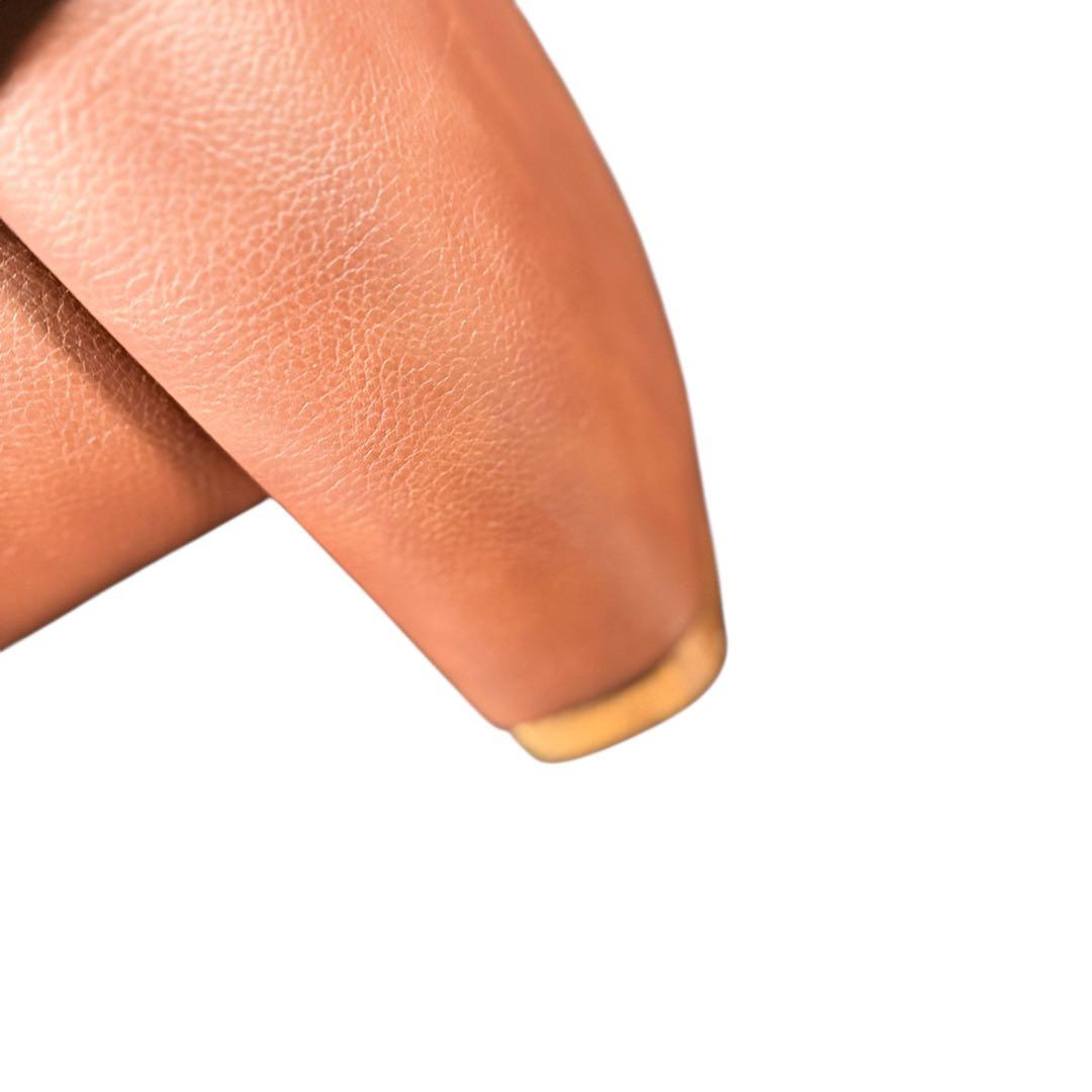 HR745 karimoku オットマン　本革+合皮 ブラウン系バイカラー