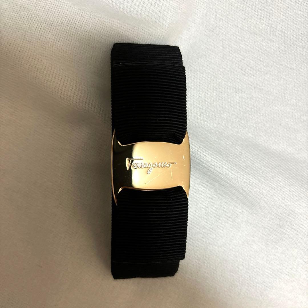 Ferragamo フェラガモ バレッタ 黒