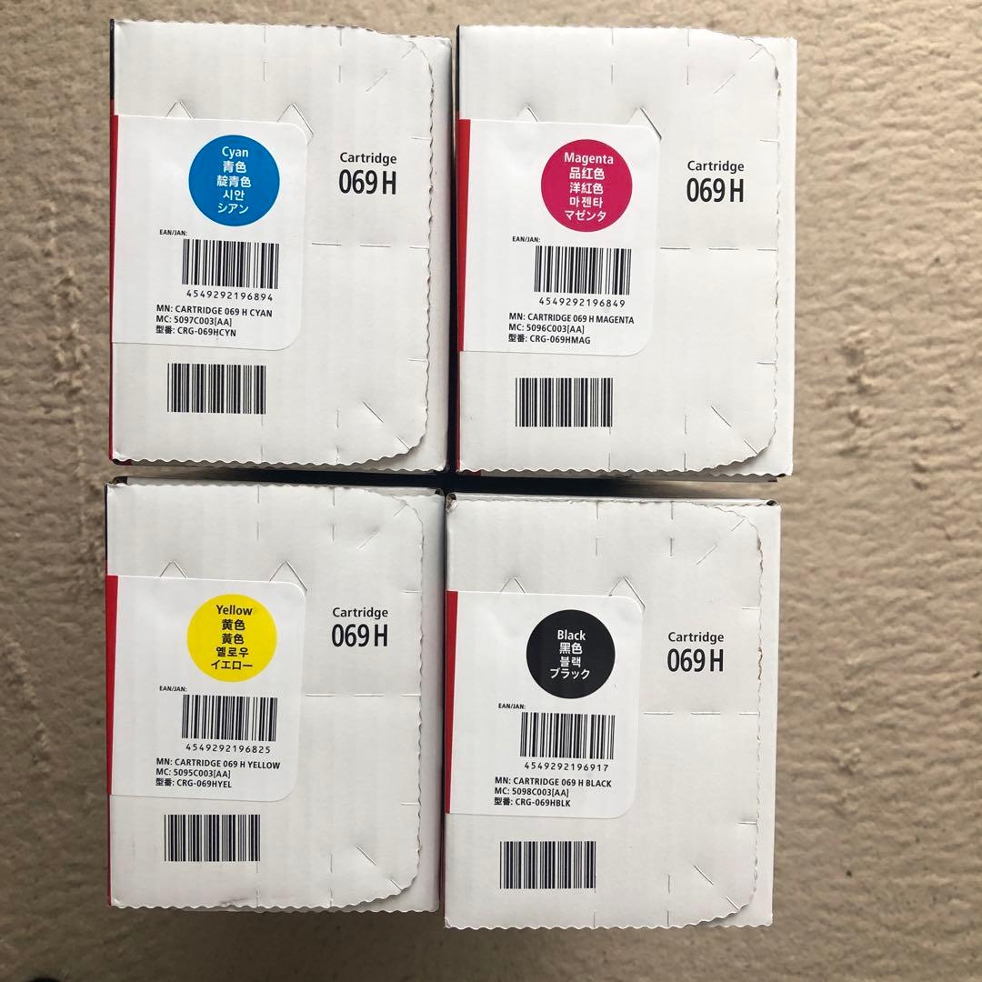 Canon トナーカートリッジ 069H ４色セット