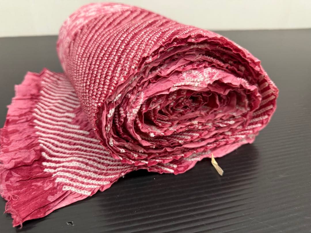 浴衣　反物　総絞り　綿