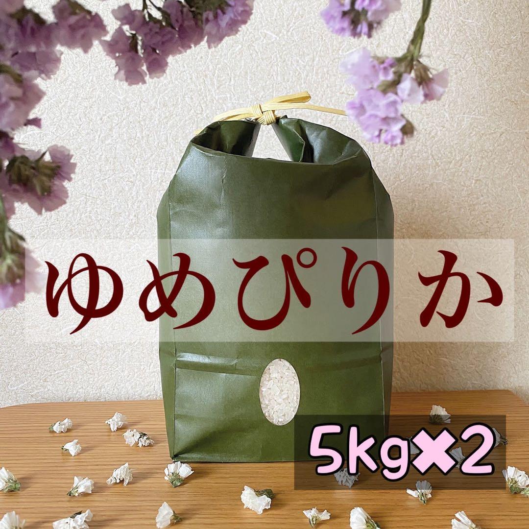 新米＊ゆめぴりか＊北海道産＊農家直送＊送料込み＊美味しいお米＊5キロ×2個