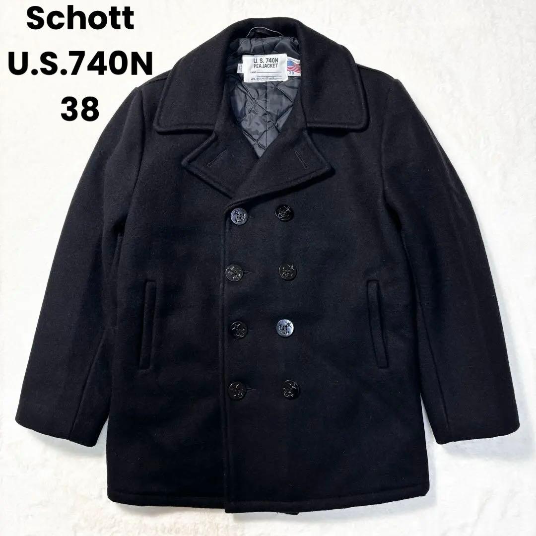 Schott U.S.740N PEA JACKET ピーコート 38 USA製