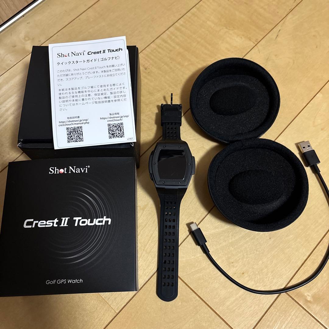 Shot Navi Crest II Touch ゴルフ GPSウォッチ