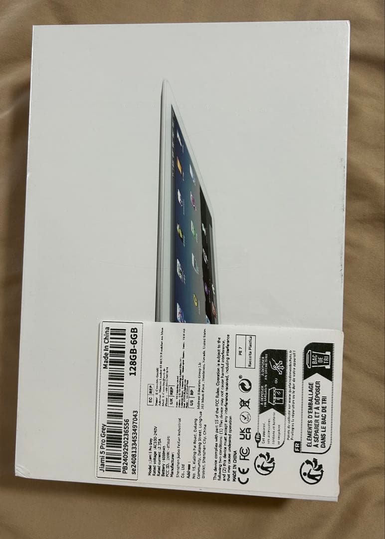 Jiami 5 Pro タブレット 10.1インチ 6GB×128GB Grey