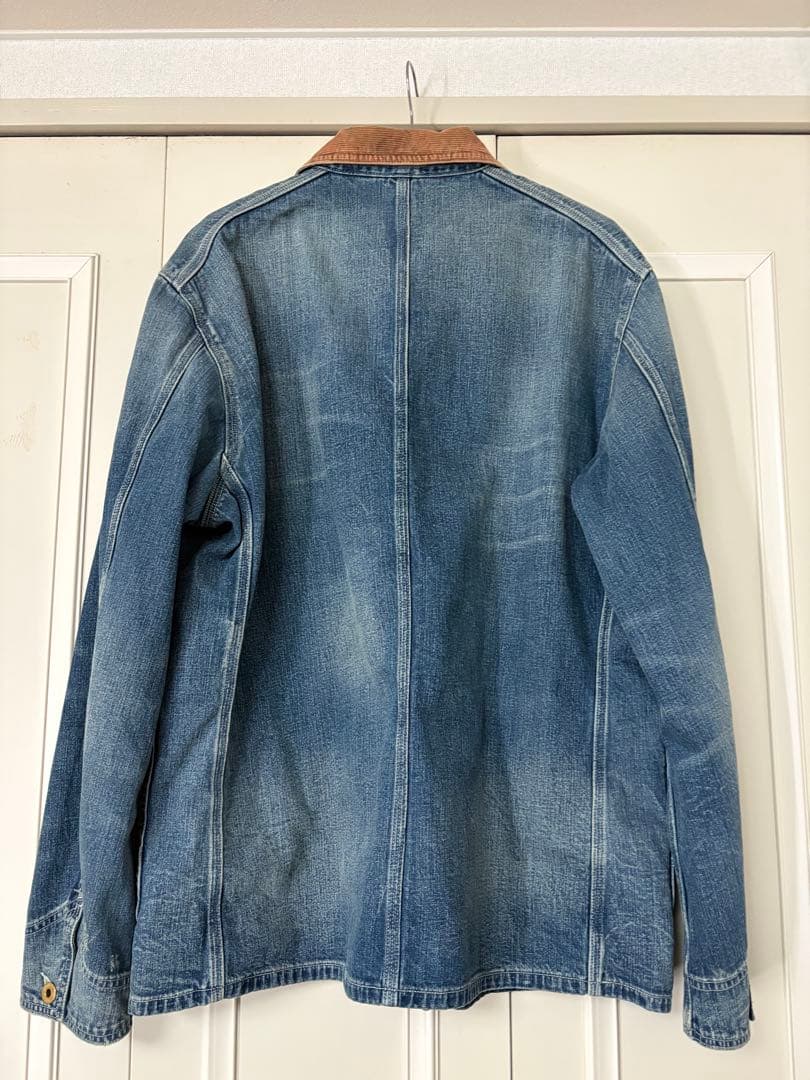 RRL コーデュロイカラー インディゴ デニム ジャケット カバーオール