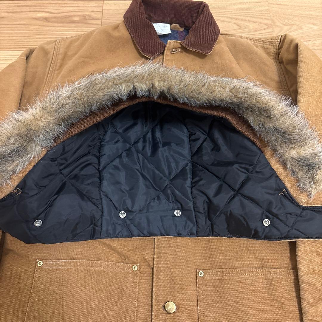 90sCarhartt ミシガンチョアコート40 フード付き