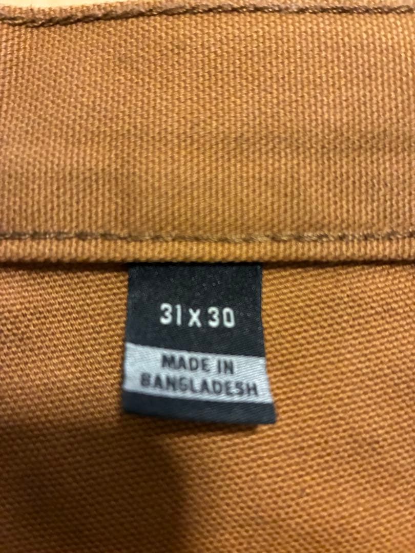 Carhartt B01 ダック地 ワークパンツ 31×30 ブラウン