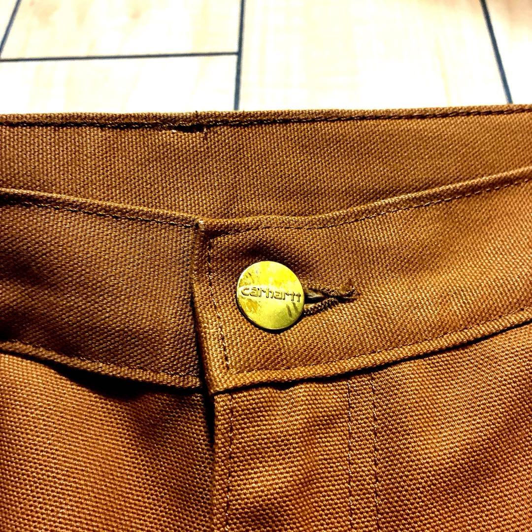 Carhartt B01 ダック地 ワークパンツ 31×30 ブラウン