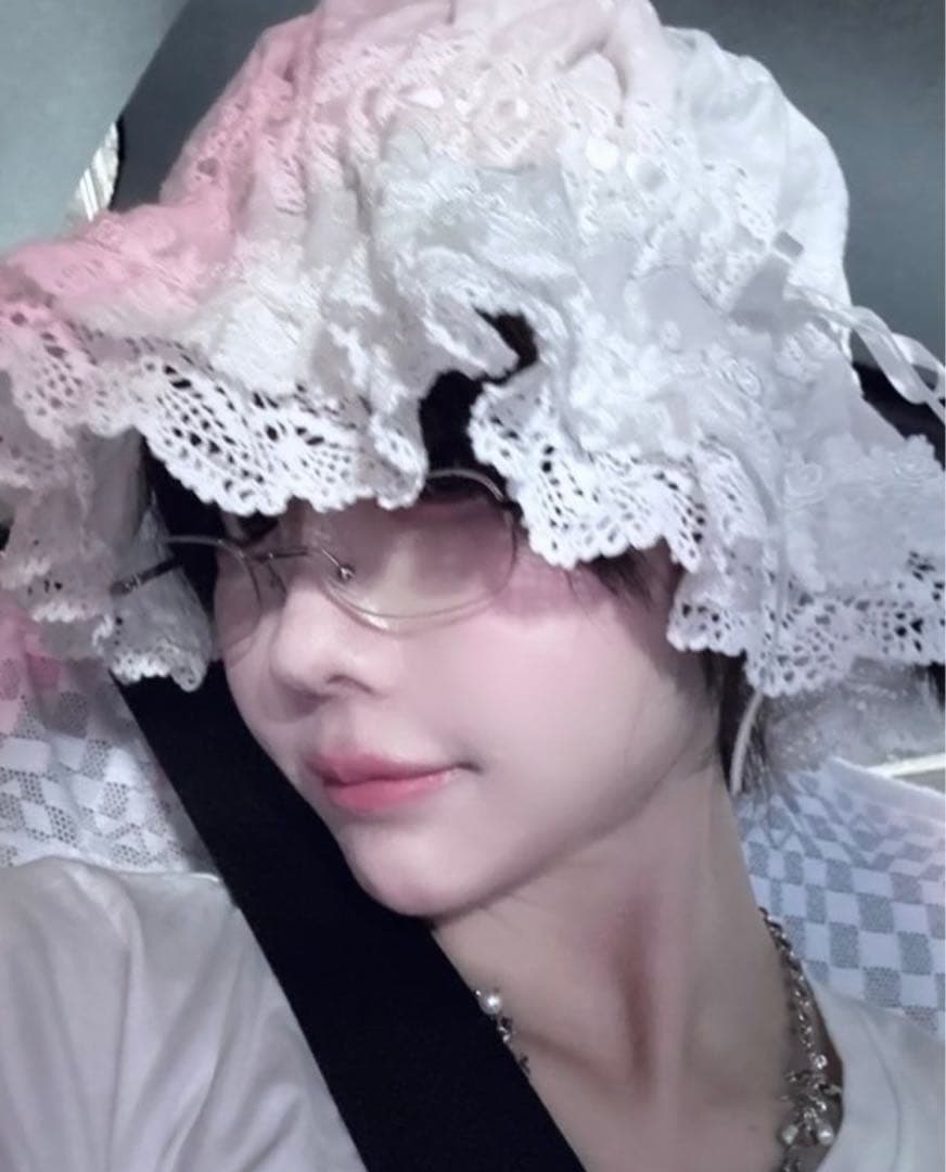 ロリータレースキャップ