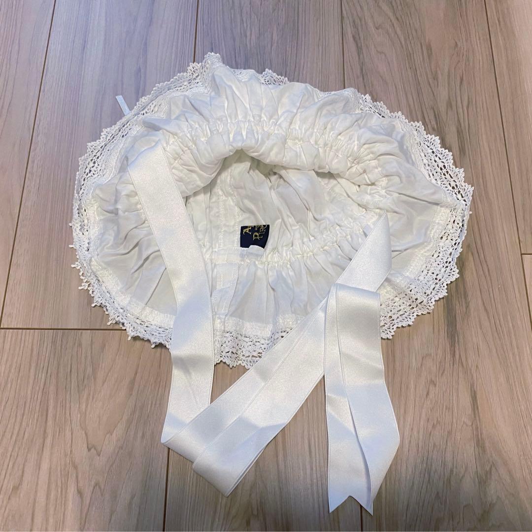 ロリータレースキャップ