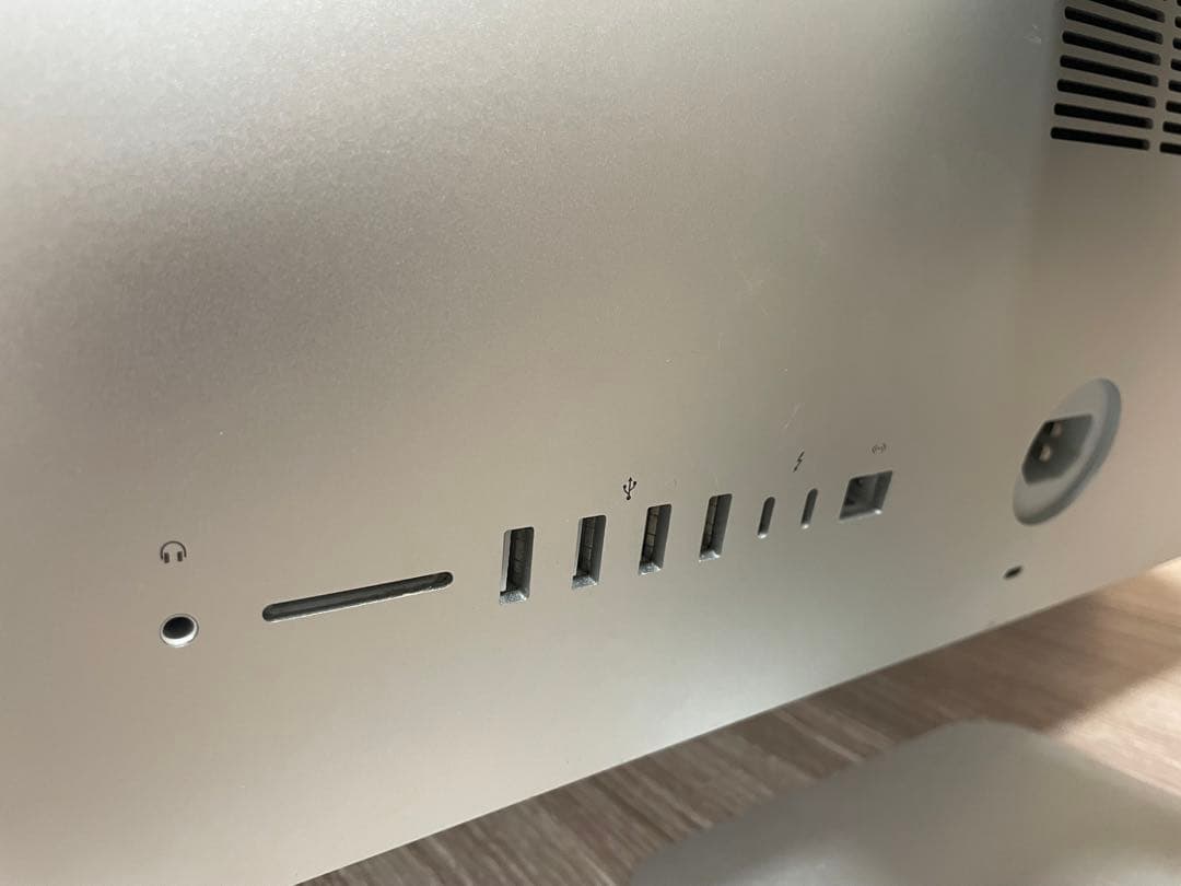 Apple iMac シルバー 本体 + 箱 + 電源ケーブル