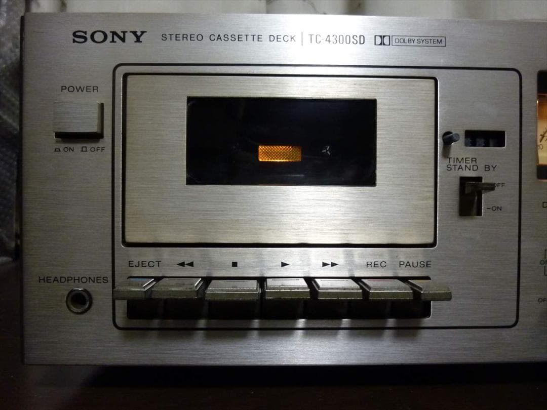 SONY ソニー カセットデッキ TC-4300SD 修理済 全機能動作 美品