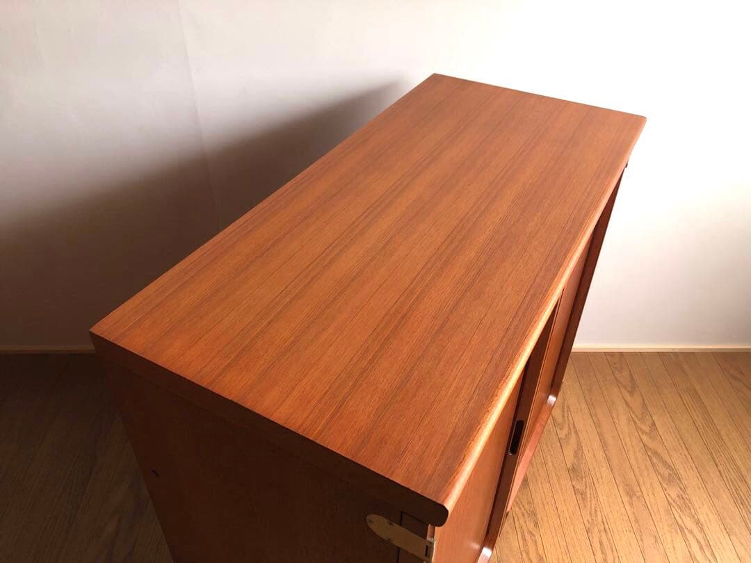 日田工芸 チーク材 サイドボード リビング サイド チェスト収納 北欧インテリア