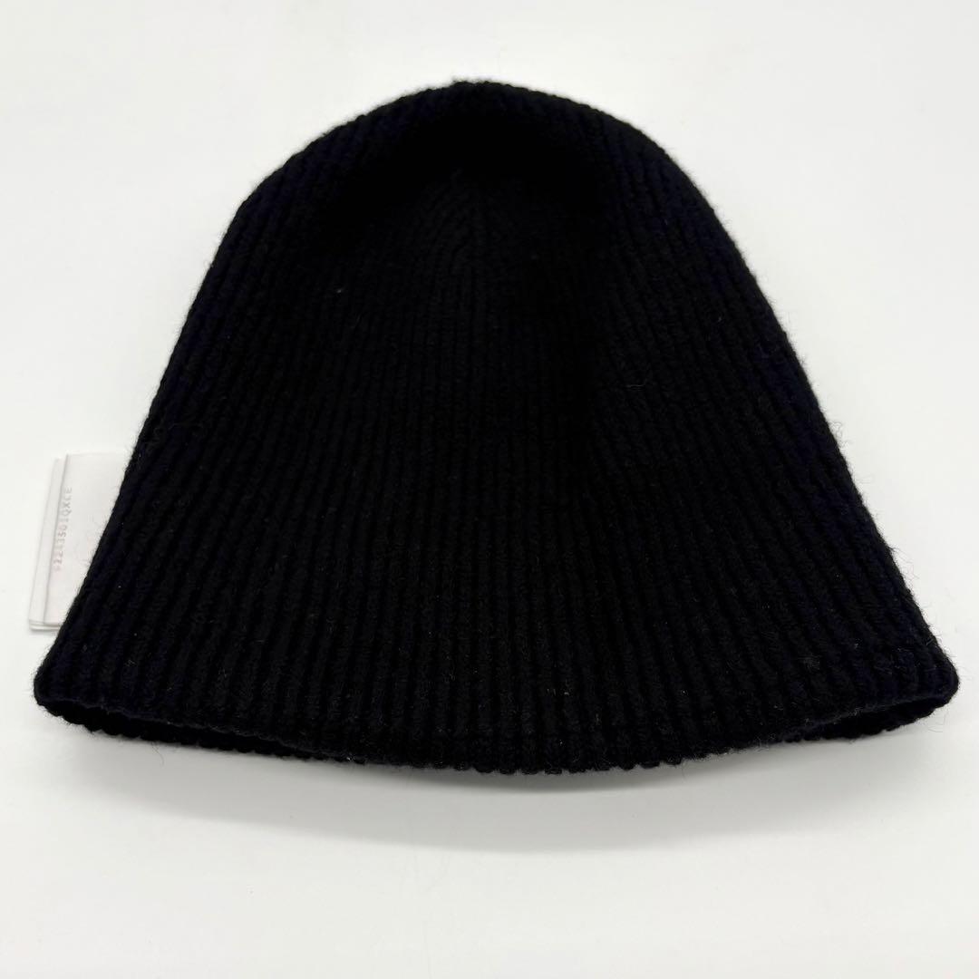 【近年モデル】 MONCLER ニット帽 マグリア ブラック ワッペン