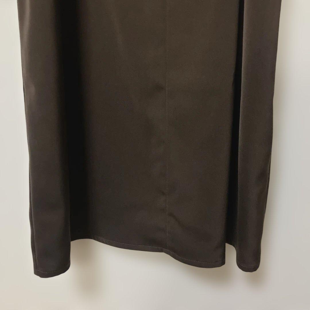 人気　ニアナ　マルチレイヤードセットドレス ブラウン　M